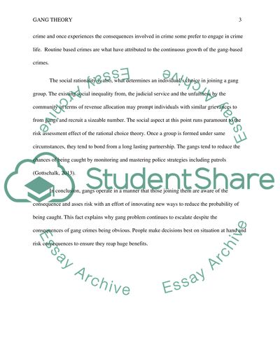 The Non-Ending Menace of Gang Crimes