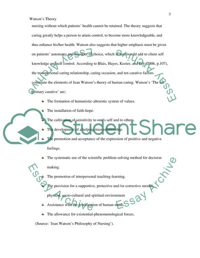 Watsons Theory of Caring in Modern Healthcare Setting