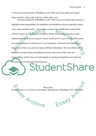 Teachings of the Buddha: the Religion of Buddhism