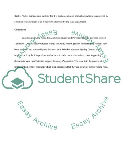 The Marketings Portfolio Strategy