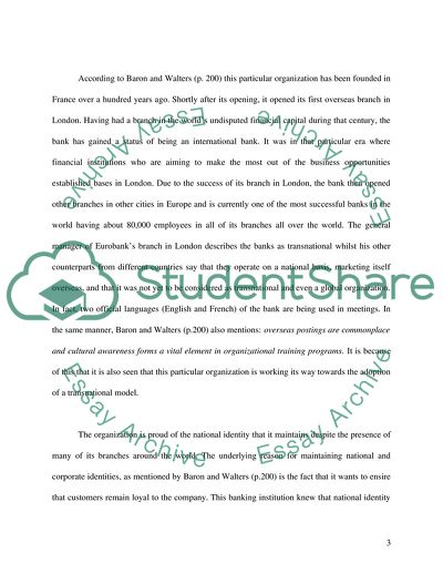 Cross Cultural Marketing in Eurobank