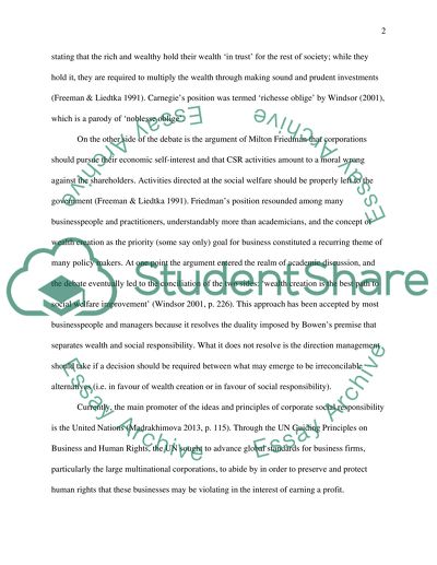 History and Evolution of Corporate Social Responsibility