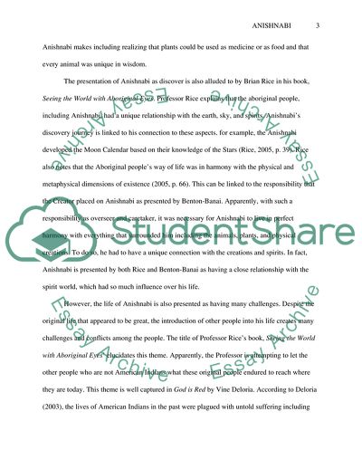 The Story of Anishnabi