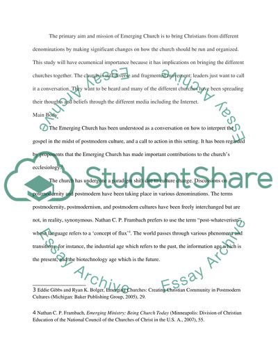 The Theology of the Emerging Church