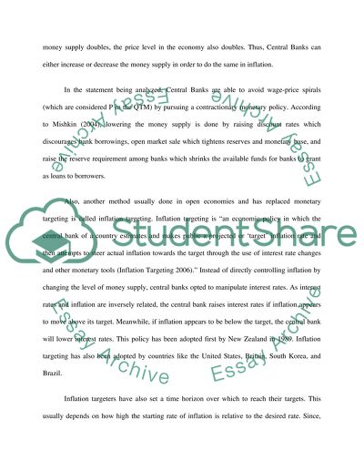 Monetary Policy, Inflation, and Oil Price