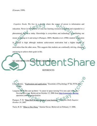 Levels of Motivational Needs Among Young Adult Latinos
