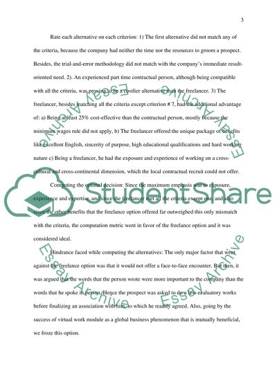 Bazermans Six-Step Rational Decision-Making Module