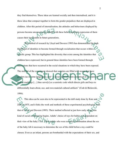 DEVELOMENTAL SOCIAL PSYCHOLOGY - METHODOLOGIES OF CHILDHOOD PREJUDICE