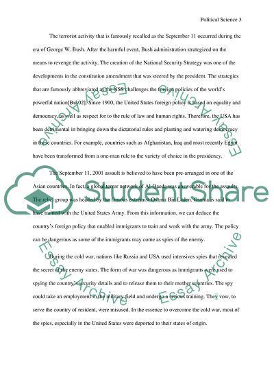 War on Terror in the Context of the US Foreign Policy Since