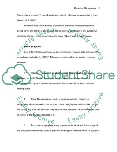 Marketing Management of Phoenix Energy Company