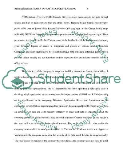 Network Infrastructure Planning