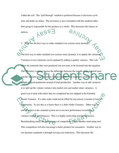 Redesigning Cost Systems