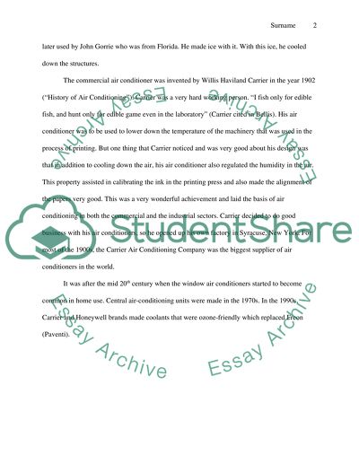 Air conditioning. What and when was it invented How did it develop