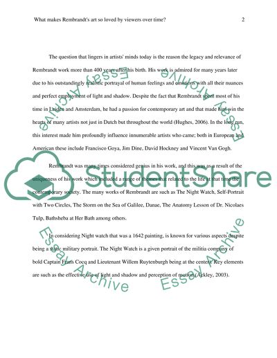 What makes Rembrandts art so loved by viewers over time