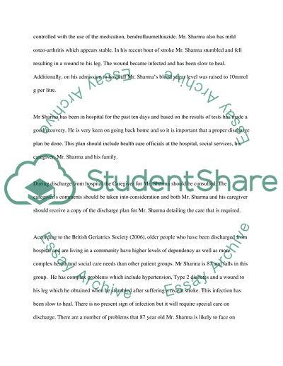 Discharge Plan and Legislation Issues