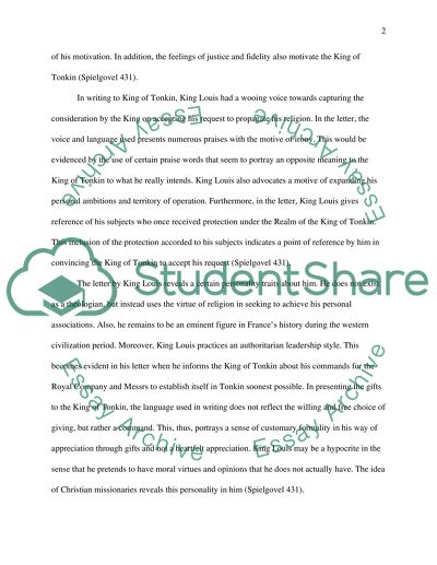 West Meets East an Exchange of Royal Letters