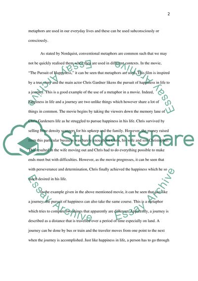 Cause & Effect - Whats a Metaphor