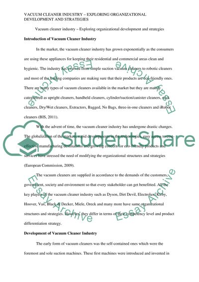 Vacuum Cleaner Industry