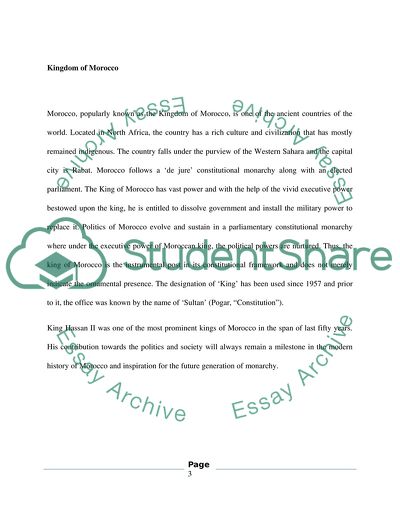 Messenger of Peace in Morocco