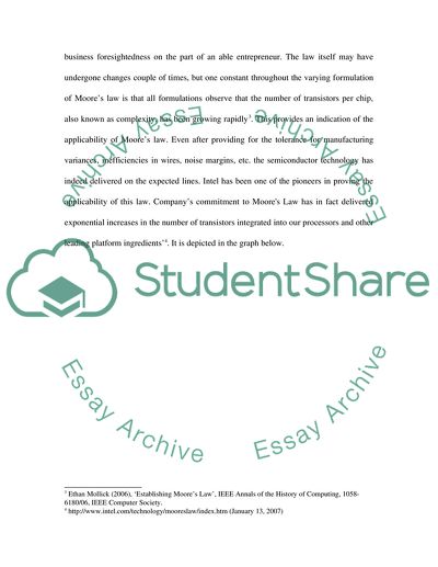 Moores Law in Semiconductor Electronics Industry