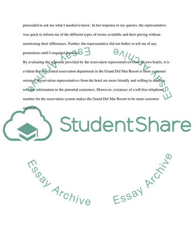 Experience on Two Hotel Reservation Systems