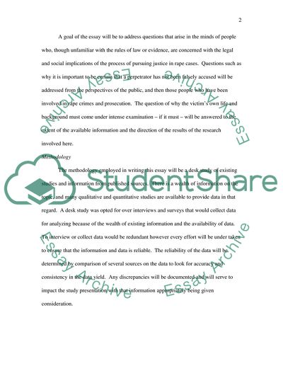 The Crime of Rape in the UK