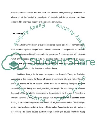 Comparison of the 3 Basic Biology Position of the 3 Philosophers Darwin, Dembski and Behe