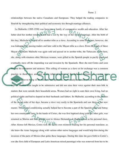 Native American Women in the Sixteenth Century America