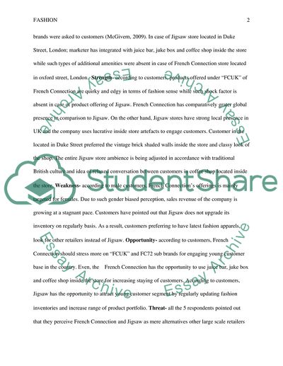 Fashion marketing research