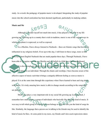 Popular Music, Youth and Education