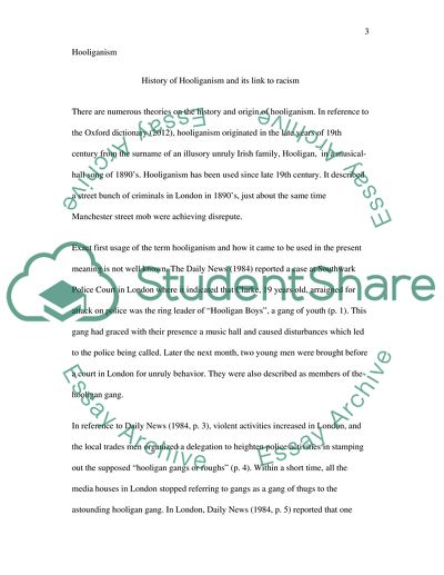 How Hooliganism Is Seen in the Contemporary World