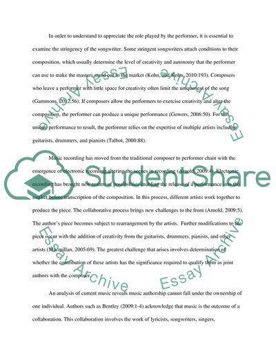 Factors That Determine Joint Authorship