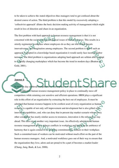 Present Trends in HRM