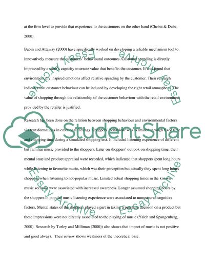 Retail atmospherics are quite well studied but are poorly explained