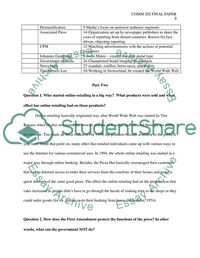 Comms 202 final exam