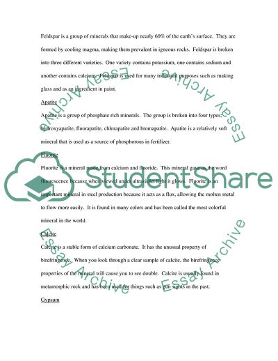 What Do You Know About Minerals