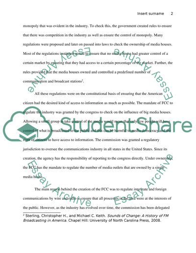How Federal Communications Commission Regulates Media Ownership