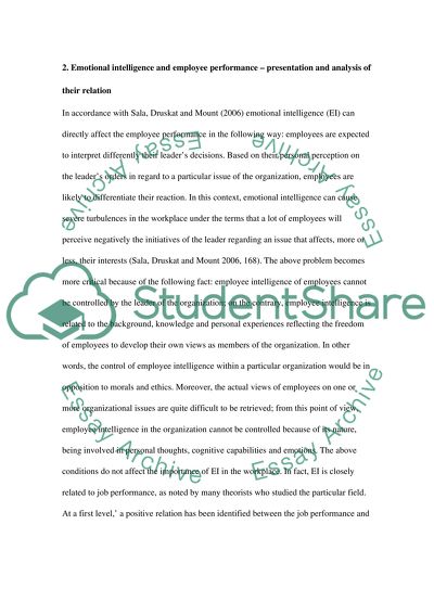 Emotional Intelligence in Workplace