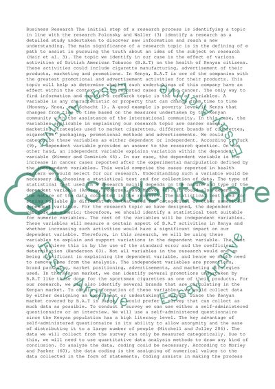 The Independent Variable and Dependent Variable