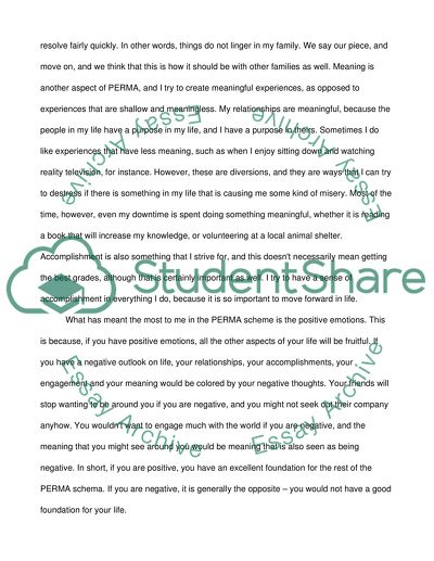 Psychology of happiness class