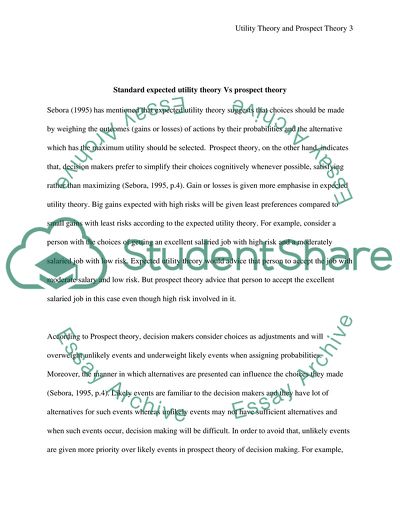 Utility theory in economics image
