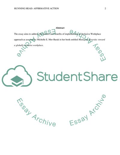 Barriers and Benefits of Implementing an Inclusive Workplace Approach