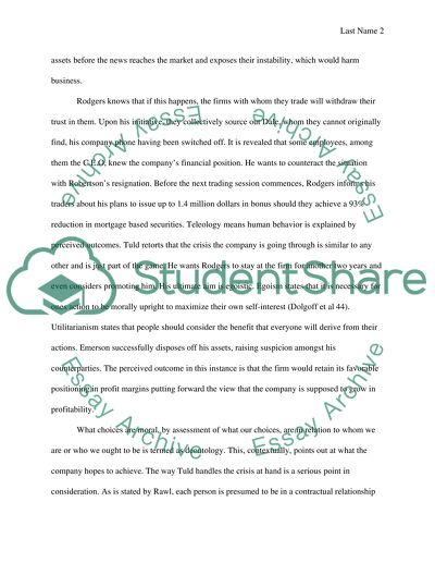 Analytical Pape for magin call