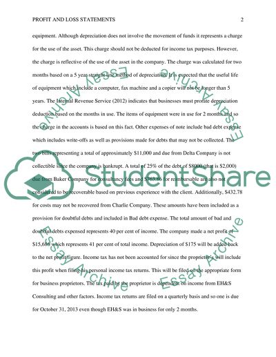 Profit And Loss As Index Of Company Success