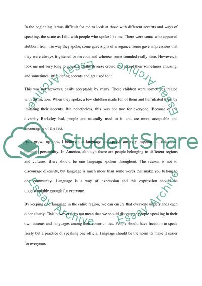 Speech, Language and the Developing Child