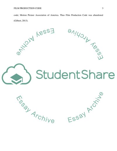 Film Production Code