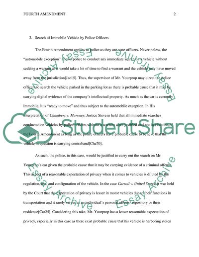 Private Search and Seizure and the Fourth Amendment