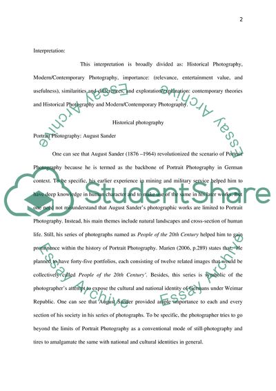 The Growth of Photography in Graphic Arts: from Black-and-White Photography to Modern Photography