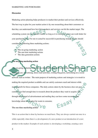 Product Involvement and Marketing Action Planning