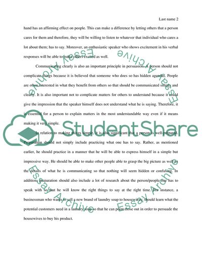 Importance of Persuasion Principles